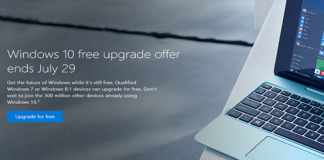 Free Microsoft Windows 10 update offer ends on 29 July