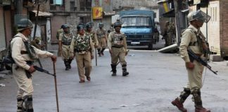 Curfew in kashmir