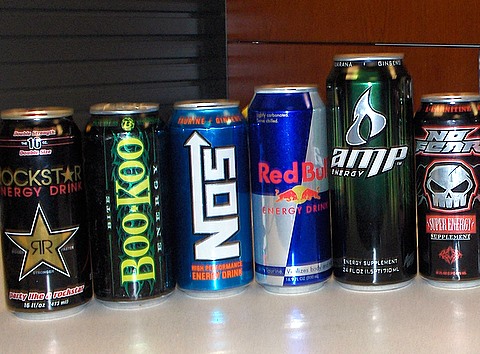 3. energy drinks