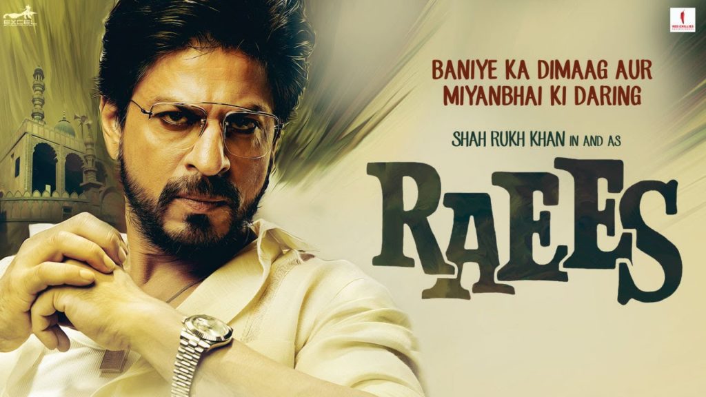Bollywood Movies Raees film official poster