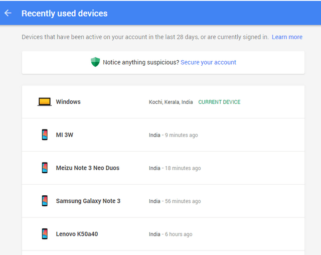 Google App Services Device 