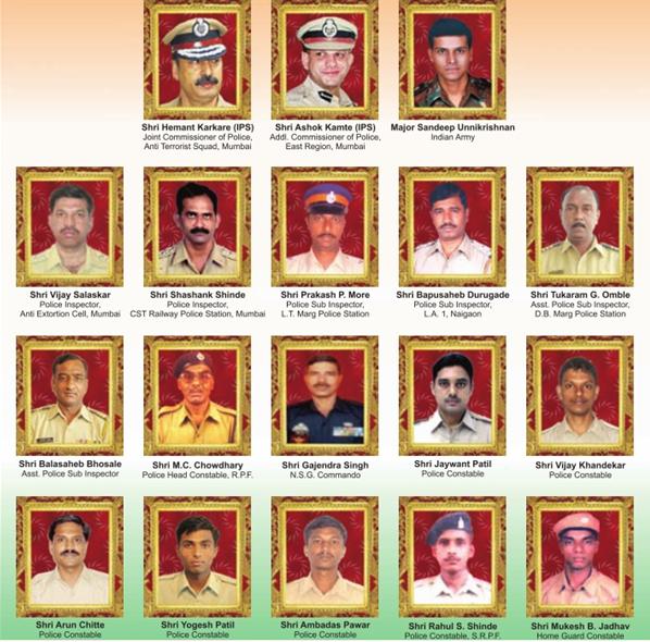 Remembering the martyrs on 8th Anniversary of 26/11 attack.