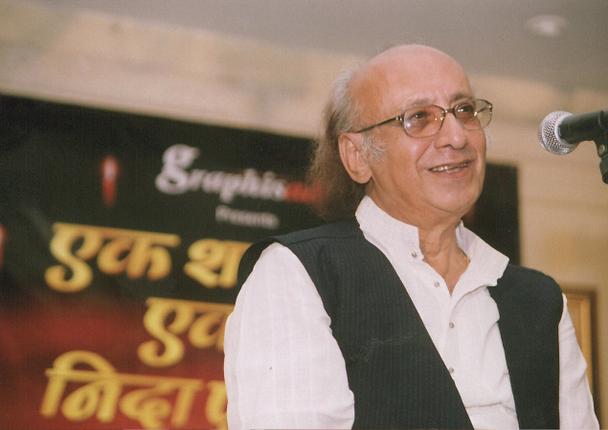 Nida Fazli, a famous poet well-versed in Hindi and Urdu died of a heart attack on February 8.