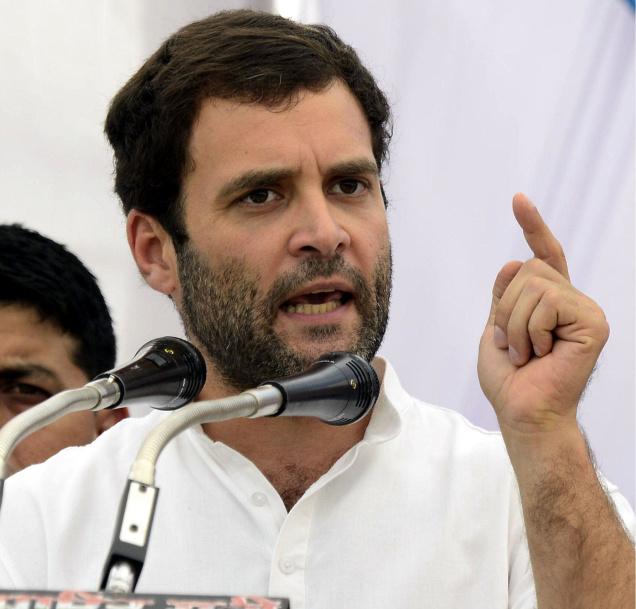 Rahul Gandhi delivered a fiery speech on the occasion of Black Day in India today.