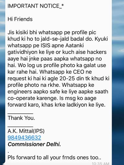 No, ISIS cannot use your WhatsApp photos!