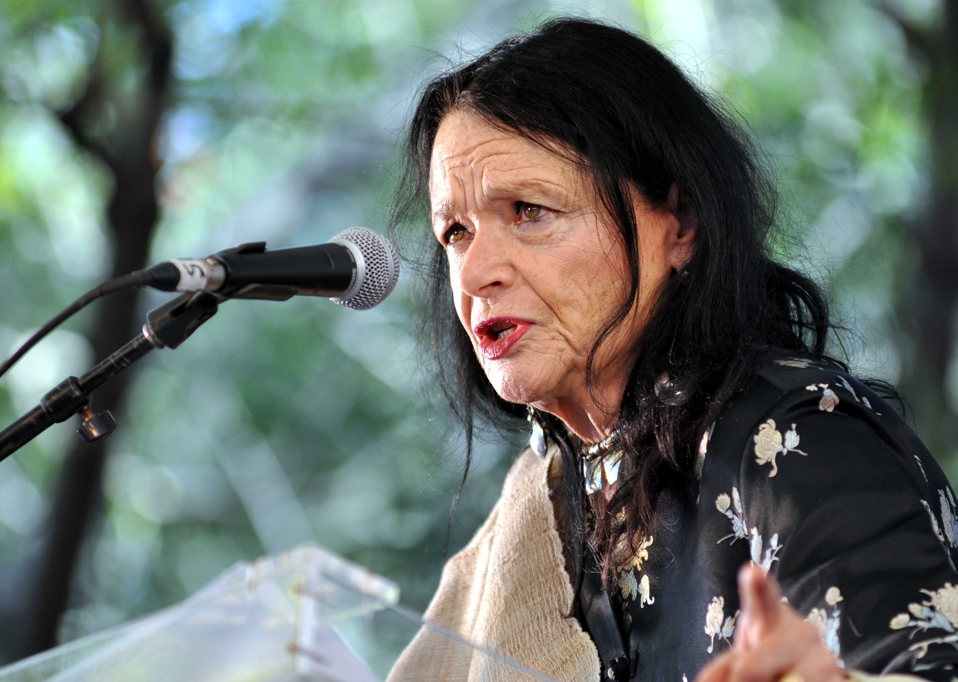 Famous poem 'Anthropocene Blue' was passionately recited by the world-famous American poet Anne Waldman.