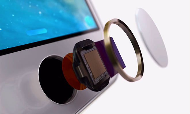 Apple Sapphire Touch Id provides seamless touch sensitivity. 