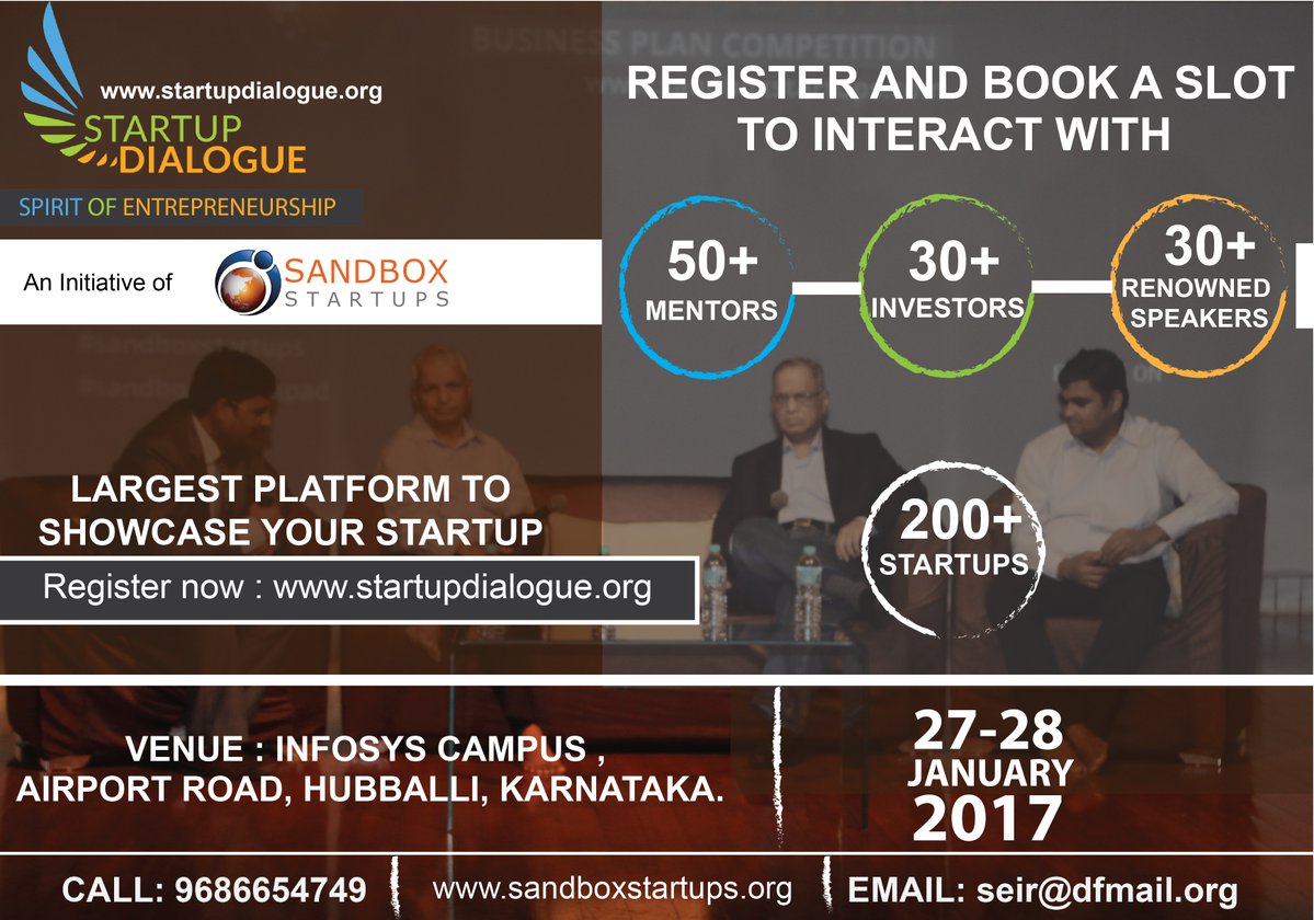 Since its inception in 2008, Sandbox- the parent startup founder has been providing incubation support for aspiring entrepreneurs and fresher to test and implement their business ideas on ground. 