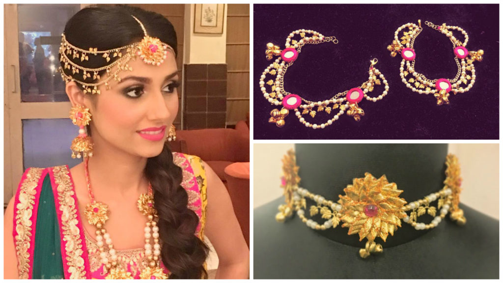 Designer Gota jewelry is a staple of Rajasthan.