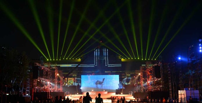 Rajasthan Day 2017 Laser Show