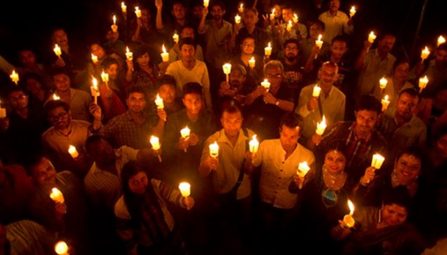 India celebrates Earth Hour.