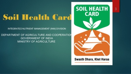 Launched in 2015 under PPP (Public Private Partnership) mode, soil testing labs aimed at issuing 70 lakh soil health cards to farmers by March 2017.