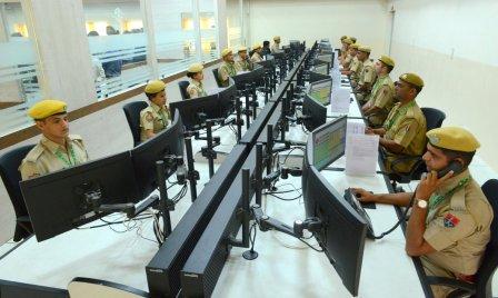 High-tech Abhay command and control center in Jaipur.