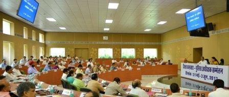 Collector SP conference Day 2: District collectors delivering presentation on their department.