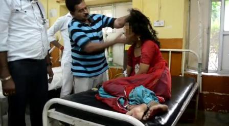 Caught on Cam: Barmer Doctor allegedly slapping the 'woman'.