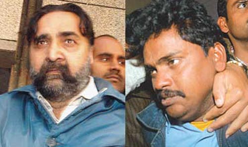 Moninder Singh Pandher and Suresh Koli: Offenders in Nithari case.