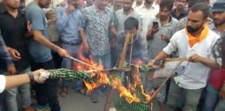 Nagaur Set Ablaze by Rajput Protestants, 25 Cops Injured during Anandpal’s Condolence Meet