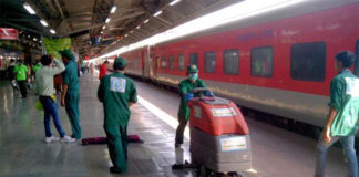 Mechanised Cleaning System at New Delhi Railway Station