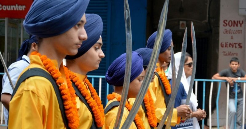 Guru Nanak Jayanti Celebration- Religious Procession in Kolkata