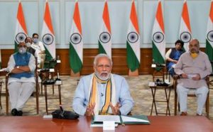Prime Minister Narendra Modi, videoconferencing with CMs 