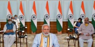 Prime Minister Narendra Modi, videoconferencing with CMs