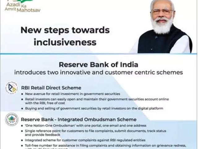 RBI initiatives, Modi government
