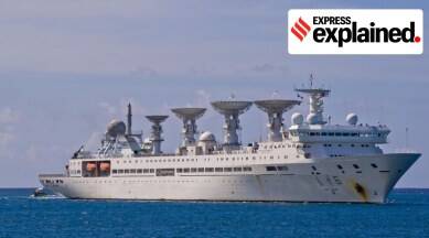 Chinese Ships near Lanka Port, India, China, Sri Lanka situation