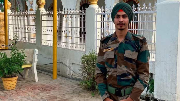 Indian Army says Agniveer Amritpal Singh died off suicide