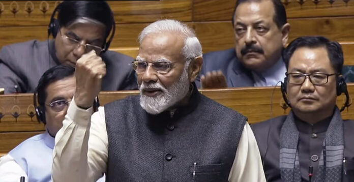 PM Modi Speaks In Last Parliament Session Before General Election